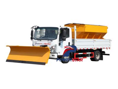 ISUZU 700P snow plow truck for sale