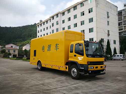 mobile Isuzu emergency power supply vehicle