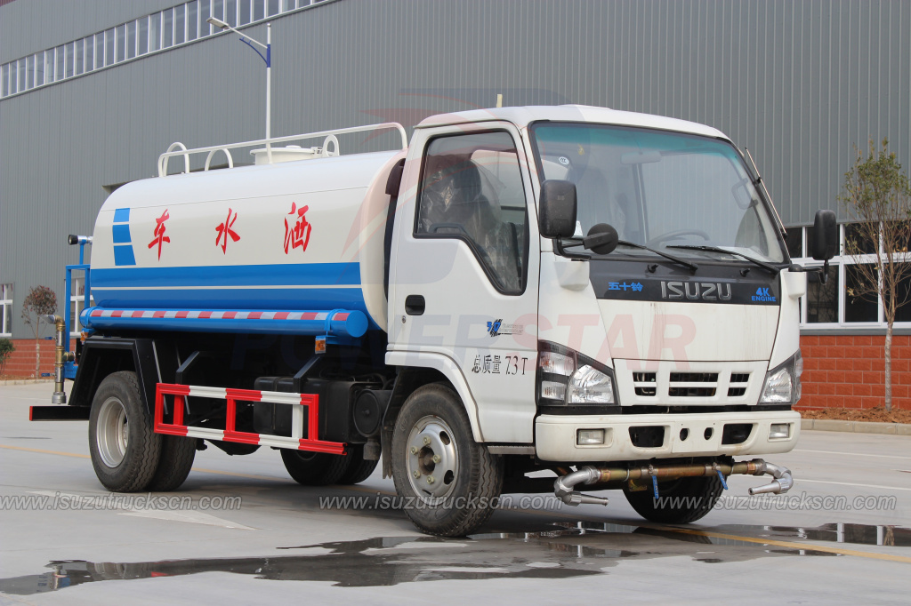Camión cisterna de agua 3000L 5000L ISUZU NKR a la venta