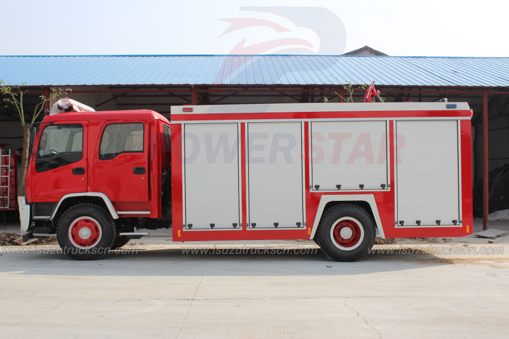 2016 Nuevo camión de bomberos de espuma FTR ISUZU 190hp a la venta