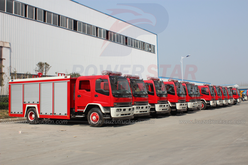 Vehículo de extinción de incendios de espuma ISUZU FTR/camión de bomberos