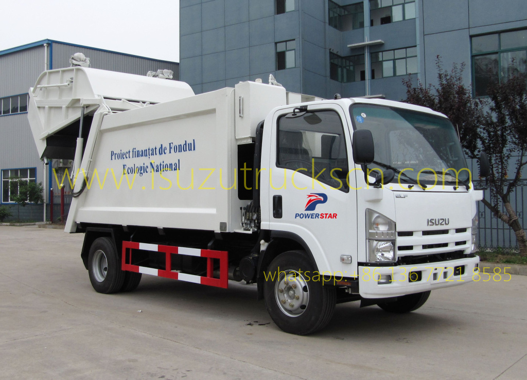 5tons / 8tons Trash Compactor Truck Isuzu