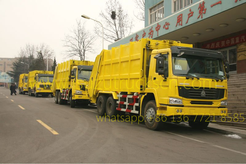 Refuse collector Garbage Compactor SINOTRUK (20 CBM) specification and pictures