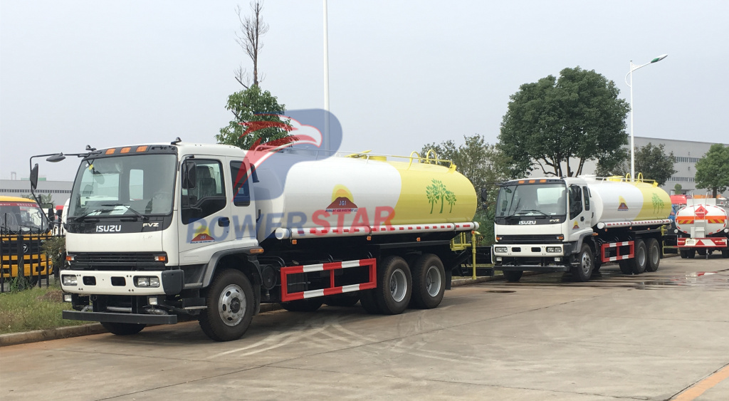 Water Tanker Isuzu watering vehicle 20cbm