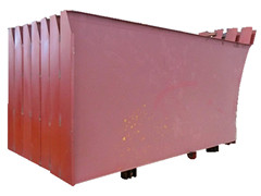 compactor garbage truck parts body side assembly