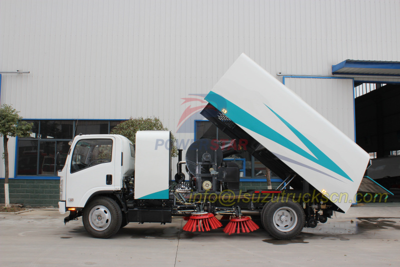 China ARC dustbin body design for street sweeper truck detail pictures