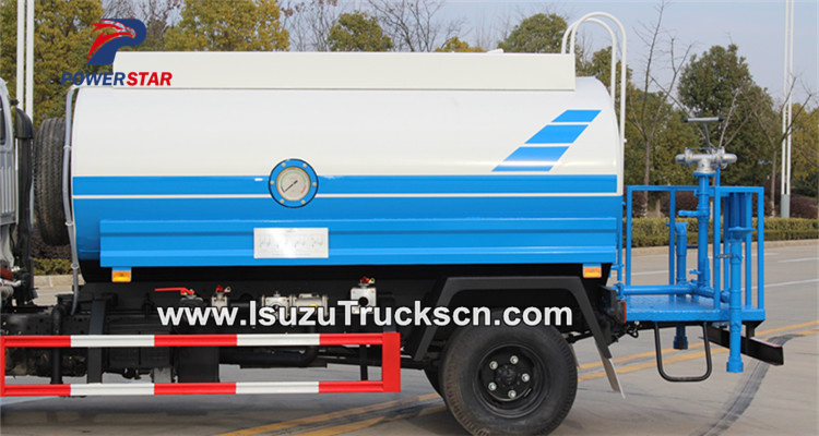Water tank for Isuzu water bowser trucks