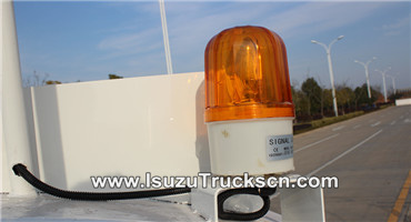 Warning lights for water truck isuzu tanker