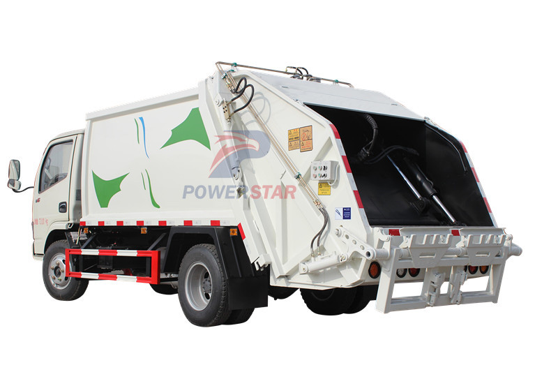 waste collection compactor truck Isuzu