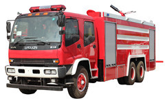 city fire truck isuzu