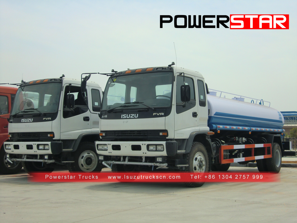 Ghana customer made FVR water carrying truck Isuzu tank lorry