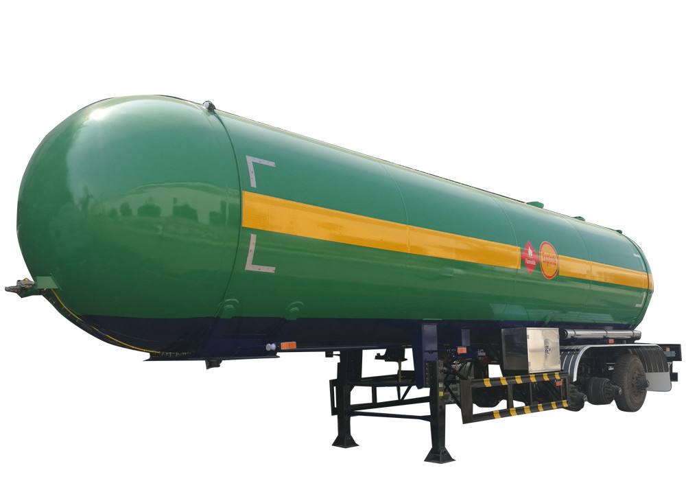 5,000L Liquefied Petroleum Gas Lorry Tank Semi Trailer with Axles for LPG