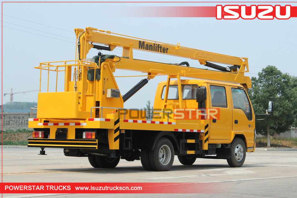 16m~18m Boom Lift Truck Isuzu Manlifter for sale