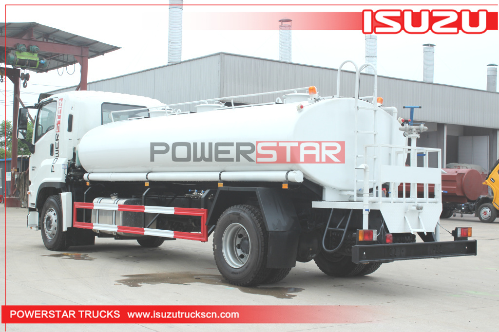 ISUZU Stainless Steel Drinking Water Truck 12m3 GIGA Potable Water Spray Trucks