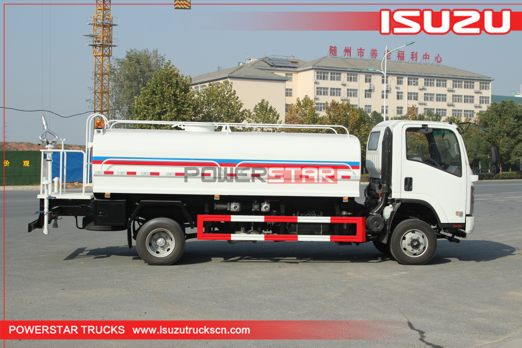ISUZU ELF 4WD All wheel drive 8,000L Potable Water Sprinkler Trucks for sale