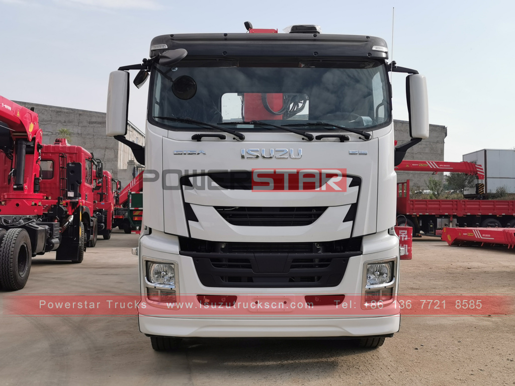 Authorized Distributor New ISUZU GIGA heavy Cargo Truck Mounted 16Tons Telescopic stiff Boom Crane Palfinger SPS40000