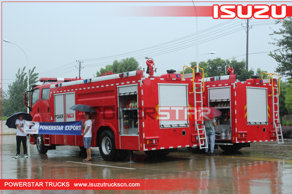 Philippines ISUZU GIGA Fire Engine Fire Extinguish Water Tank Fire Truck