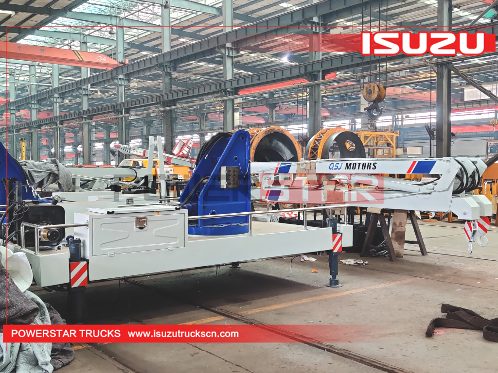 Philippines ISUZU Aerial lift truck aerial platform operation truck body kit for sale