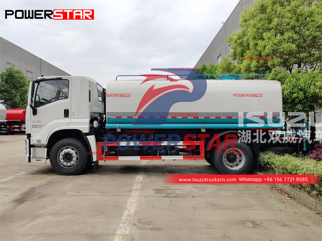 Customized ISUZU GIGA 380HP water tank truck for sale