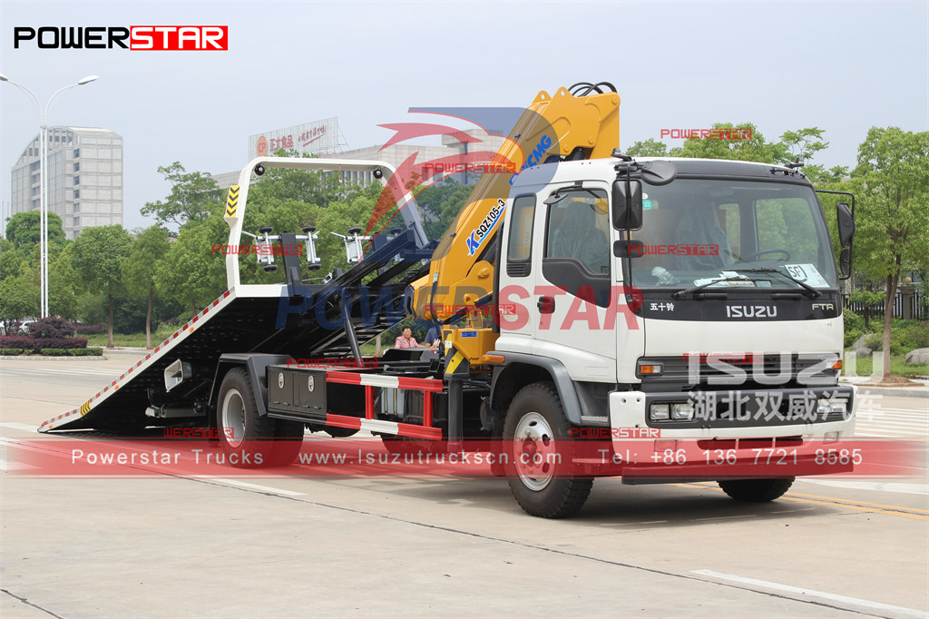 POWERSTAR Wrecker Truck with Crane Manual Ethiopia