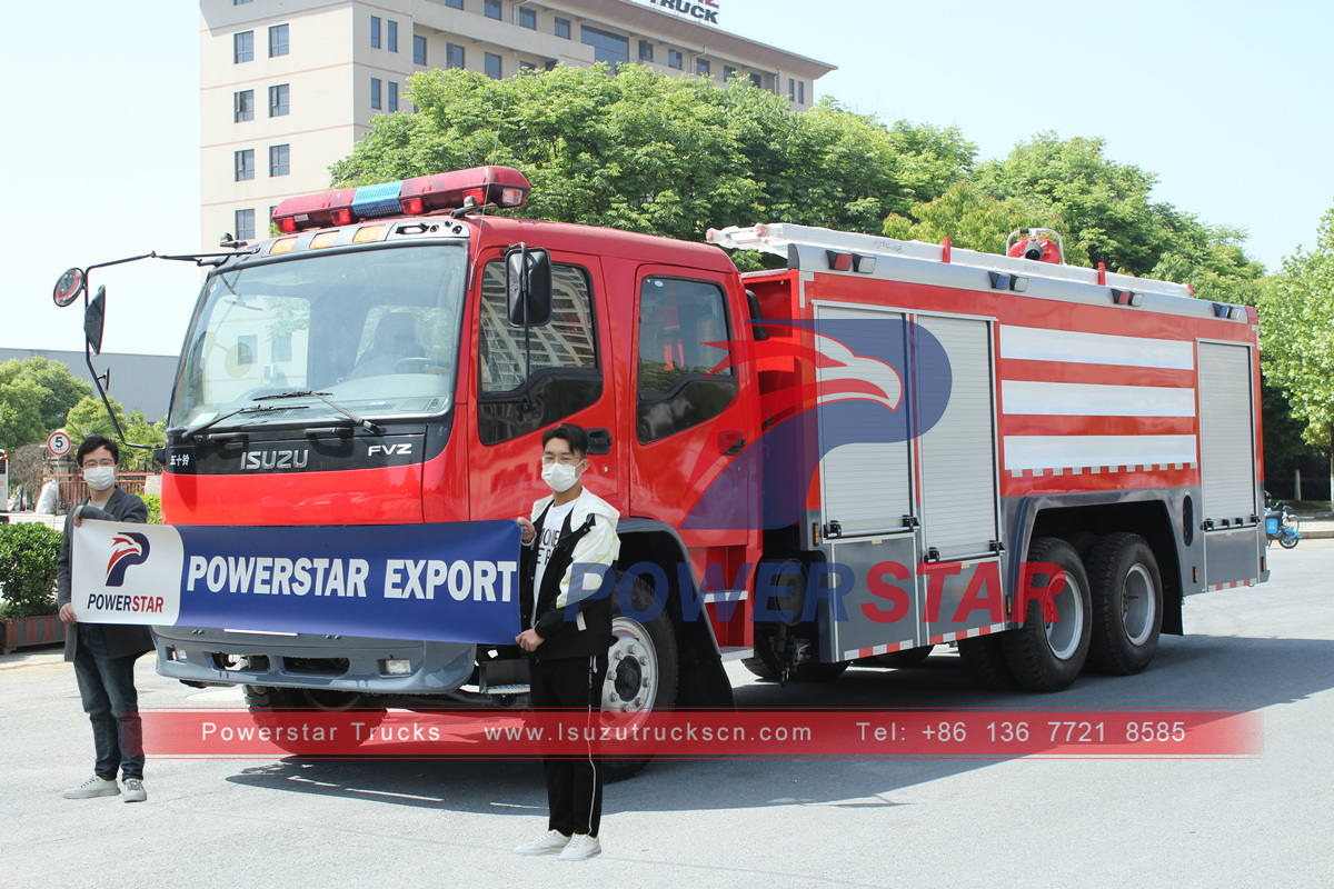 ISUZU fire fighting trucks for Philippines