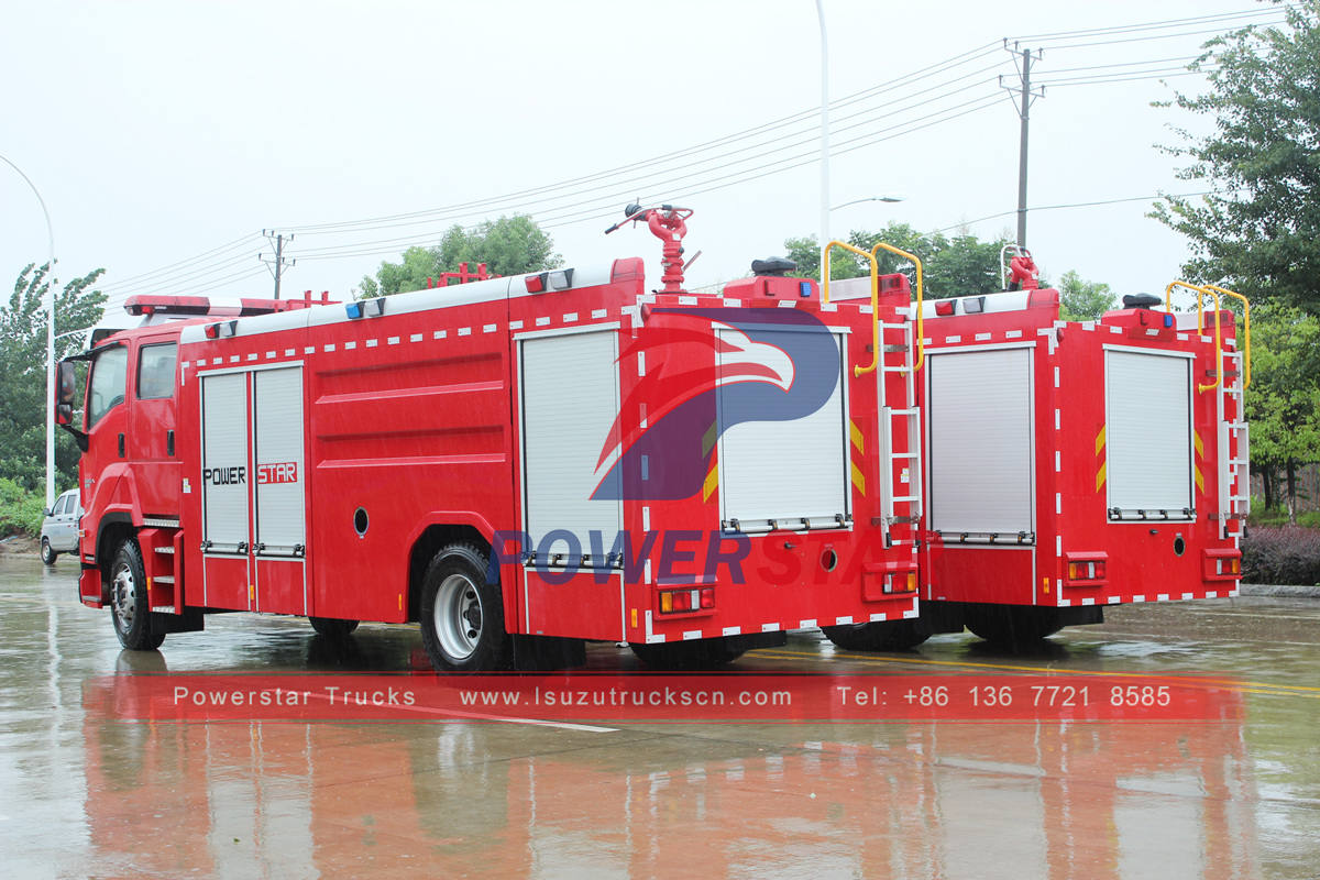 Good price ISUZU fire fighting trucks for sale