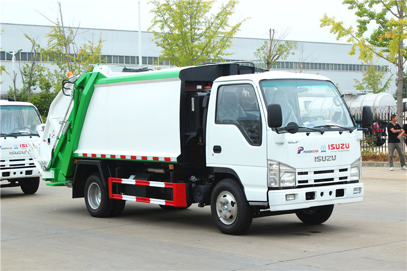 africa isuzu garbage compactor truck