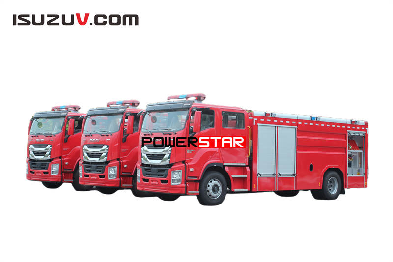 Isuzu giga fire fighting truck supplier