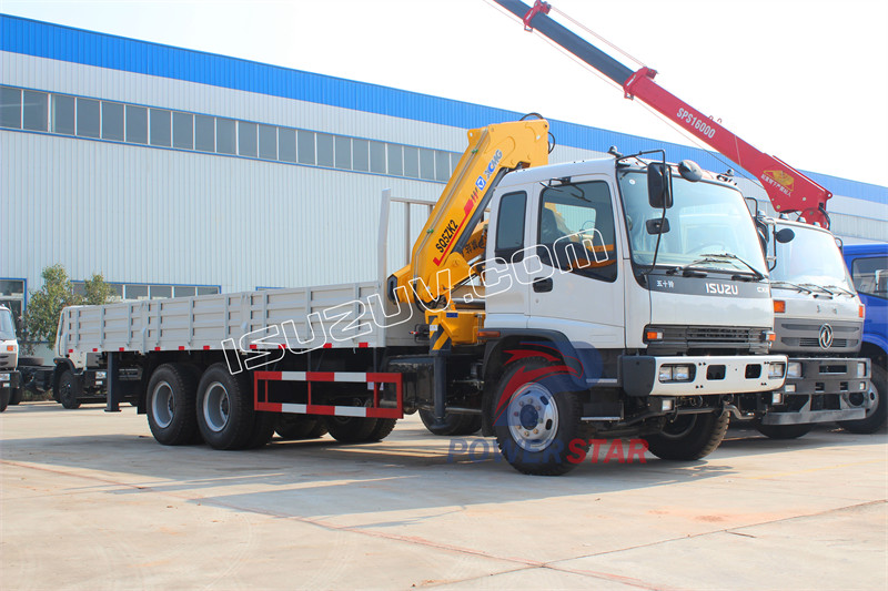 Customized ISUZU truck mounted crane for sale