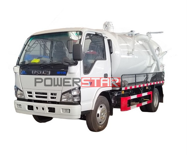 Isuzu 100P sewage suction truck