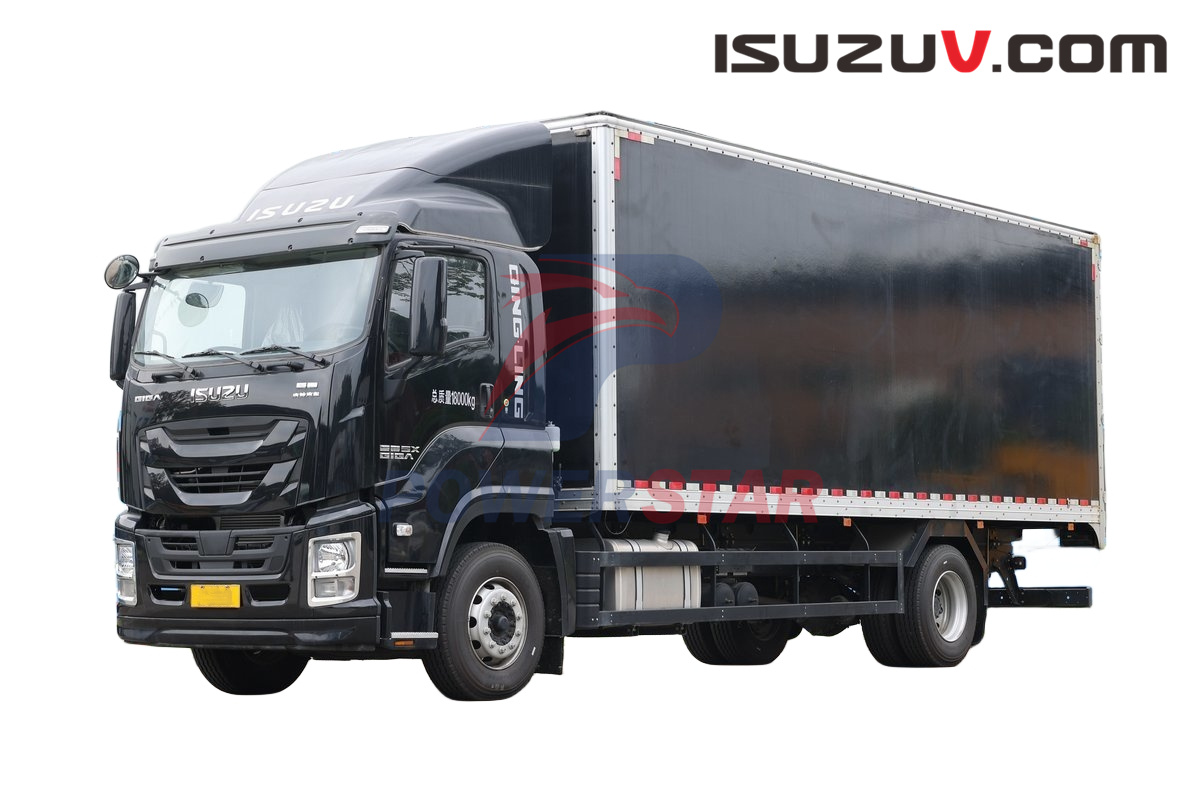 Isuzu giga cargo van truck specification price pictures