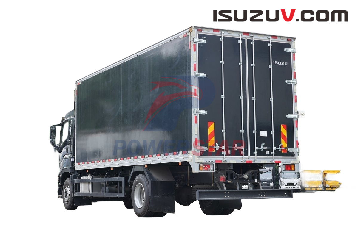 Isuzu giga cargo van truck specification price pictures