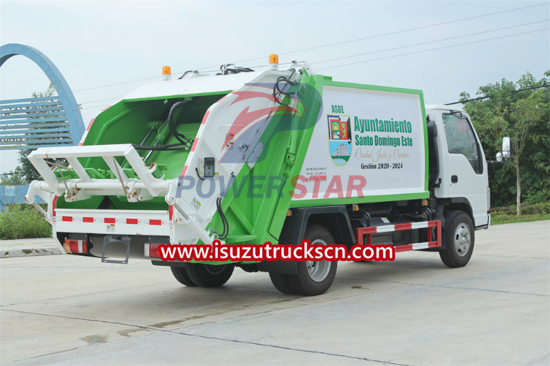 Isuzu NKR refuse compactor truck