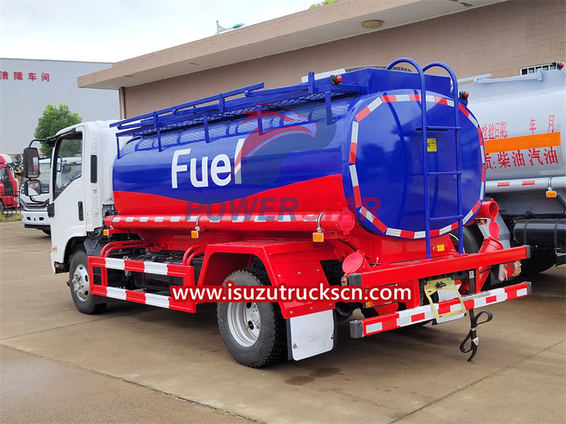 ISUZU NPR mobile fuel tanker truck low price