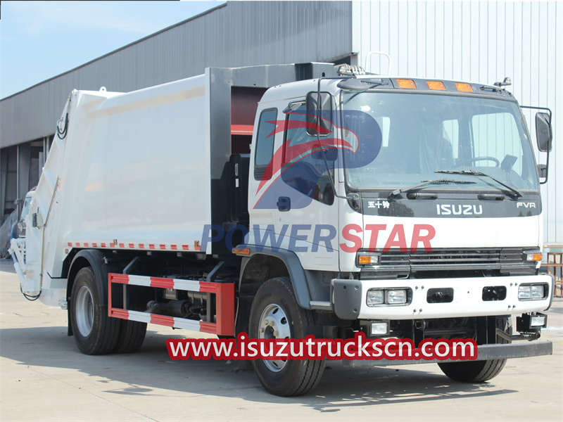 Isuzu FTR 4x4 garbage compactor truck