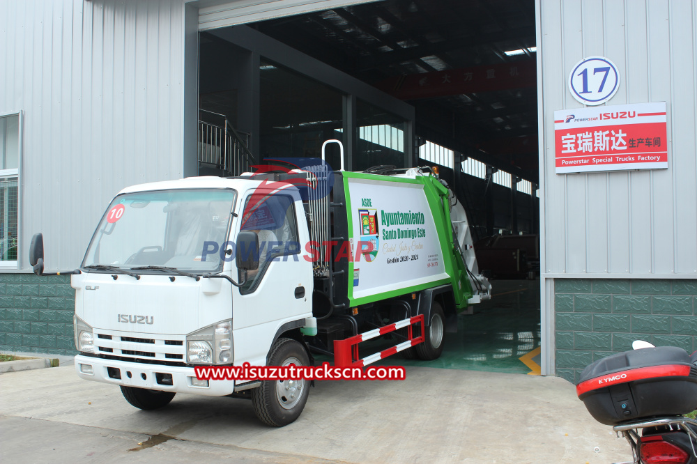 Isuzu Garbage Compactor Truck Quality Control Report 