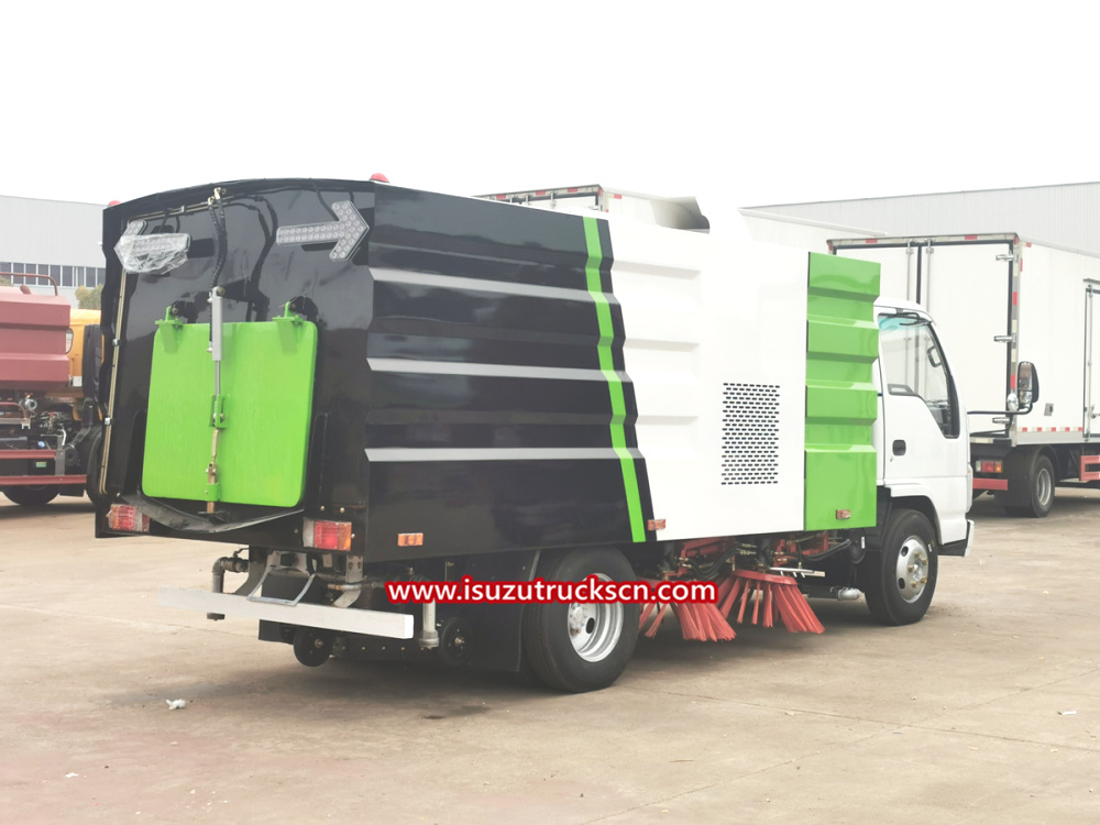 used Isuzu street road vacuum sweeper truck for sale