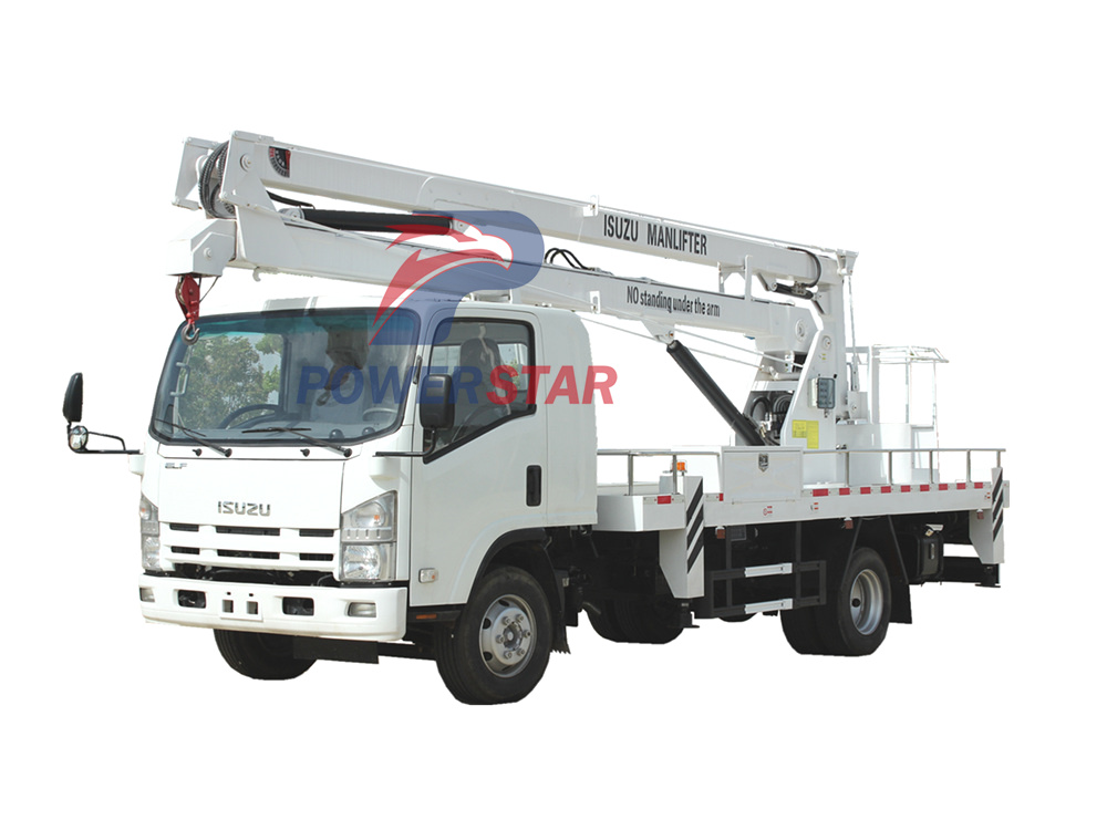 Remote control Insulated Aerial Manlifter Isuzu