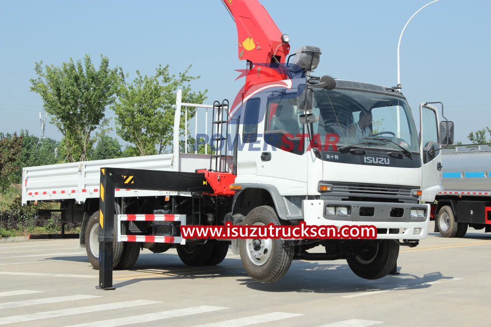 Palfinger SPS25000 Straight Boom Mounted Crane Truck Isuzu FTR