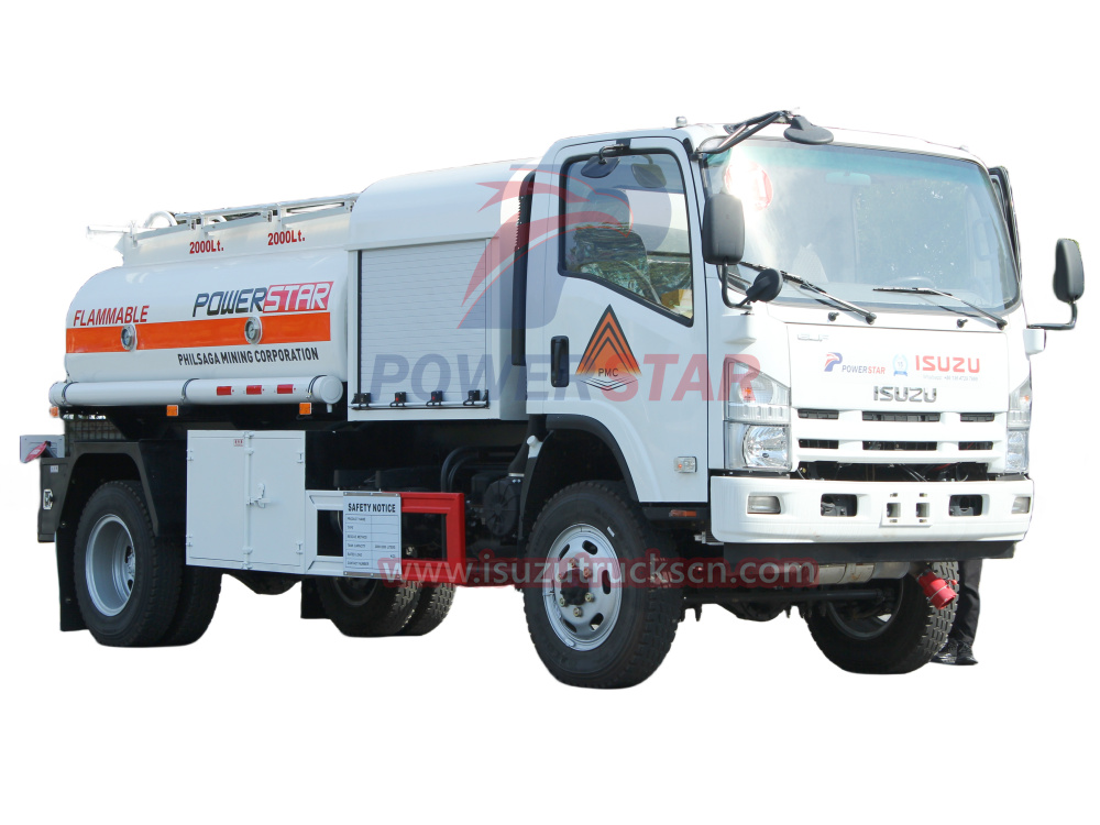 Isuzu All drive Oil Transportation Trucks