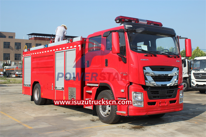 isuzu giga fire truck