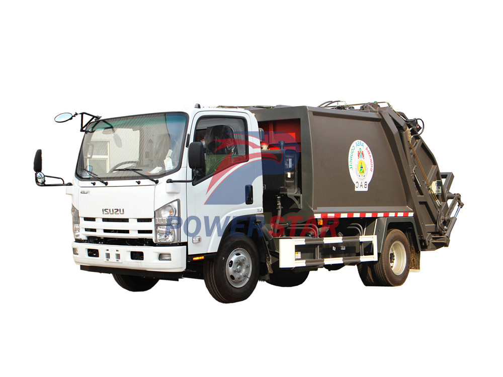 isuzu garbage compactor truck