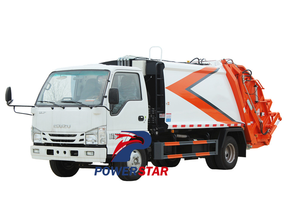 isuzu 100P garbage compactor truck