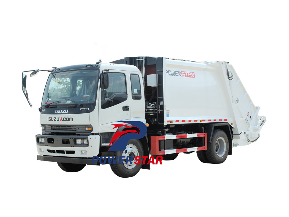 isuzu refuse collection truck