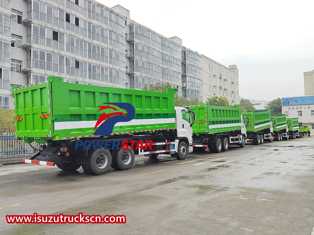 Isuzu dump lorry truck