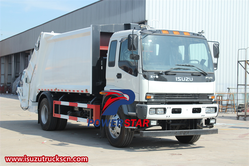 isuzu FVR garbage compactor truck
