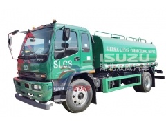 ISUZU FVR water tank lorry FTR mobile water truck