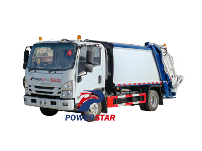 Isuzu ELF rear loader compactor - PowerStar Trucks