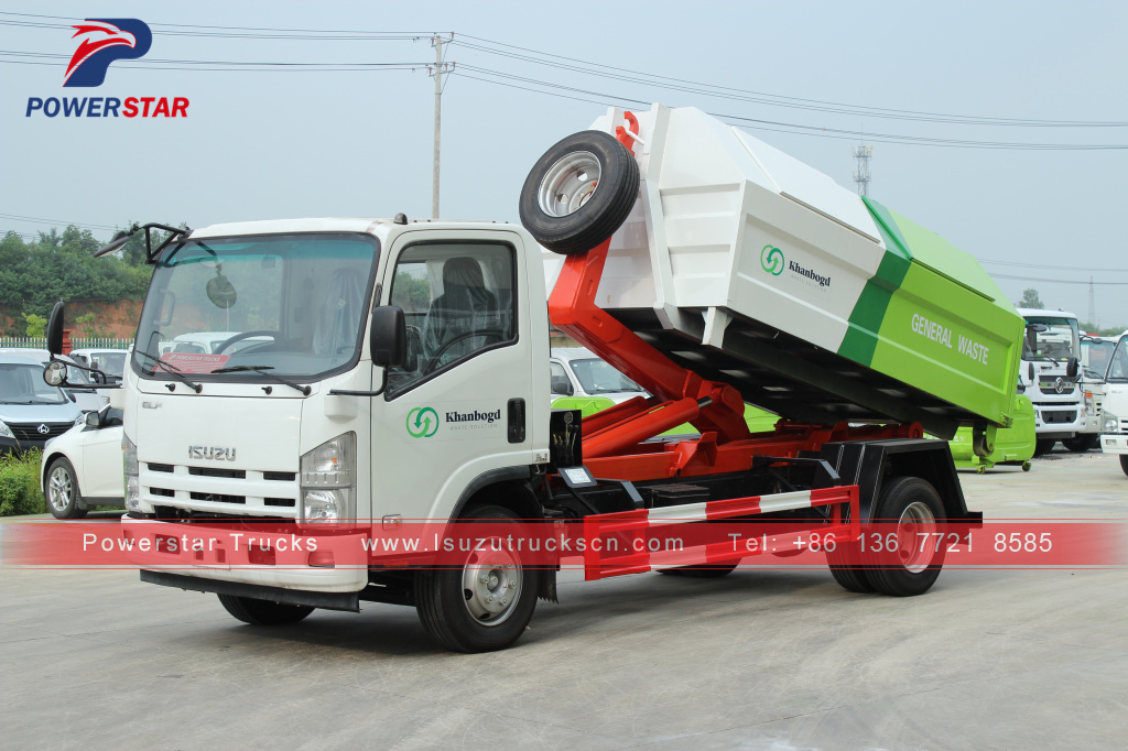 Mongolia Hooklift Garbage Truck for sale