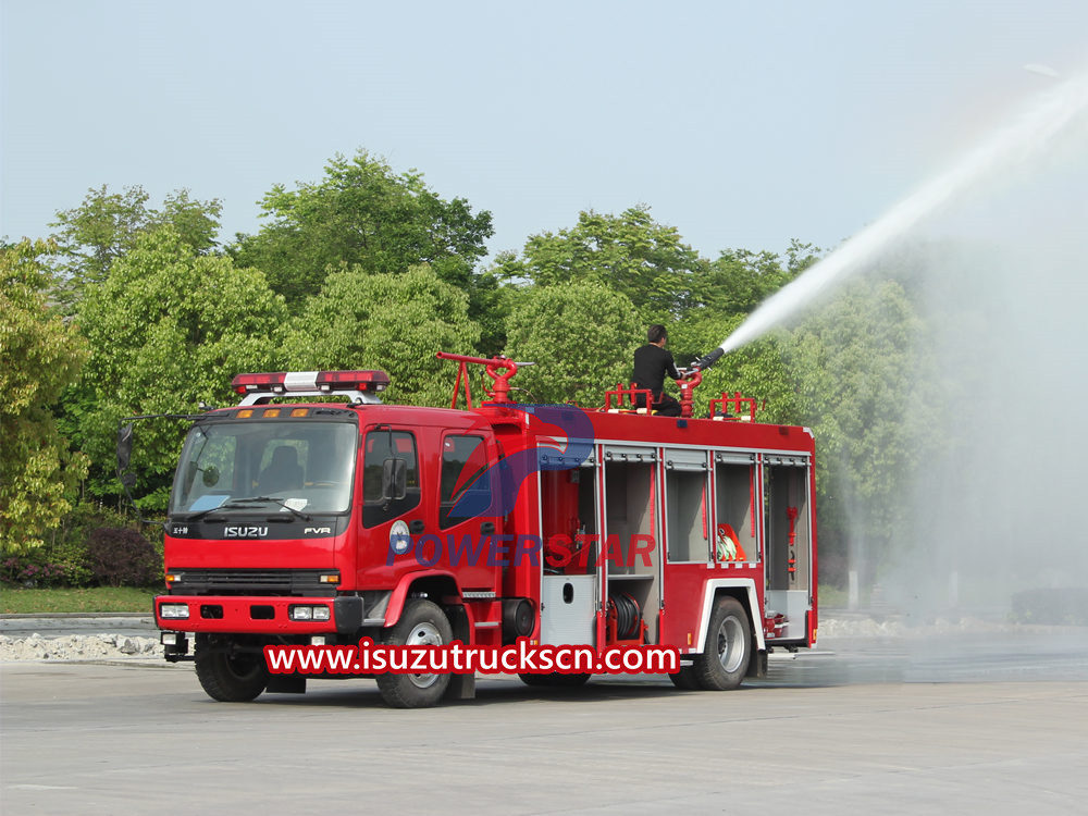 The general introduction of isuzu fire truck